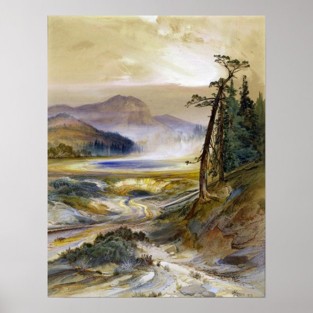 Affiche Moran - Geyser Excelsior Parc Yellowstone (Devant)