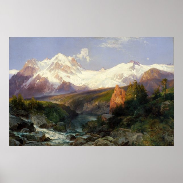 Affiche Moran - La chaîne Teton (Devant)