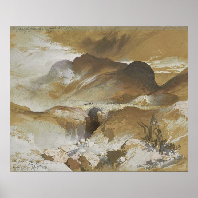 Affiche Moran - Le col de Glencoe Écosse (Devant)