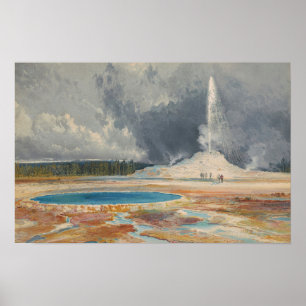 Affiche Moran - Le geyser Castle Upper Geyser Park