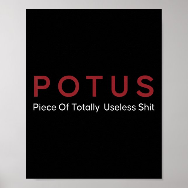 Affiche Morceau de Potus totalement inutile  (Devant)