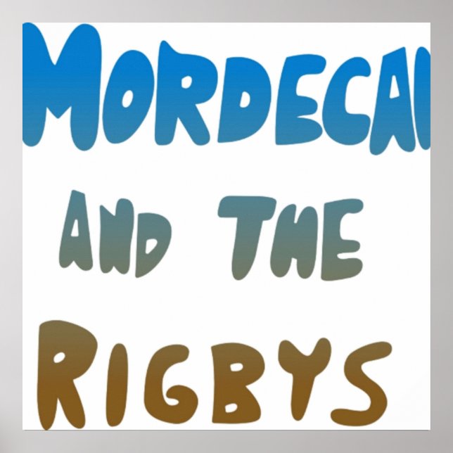 Affiche Mordecai et les Rigbys (Devant)