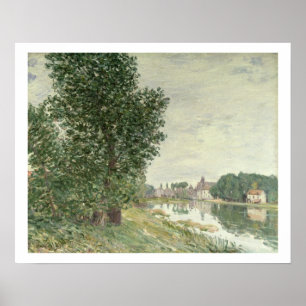 Affiche Moret-sur-Loing d'Alfred Sisley