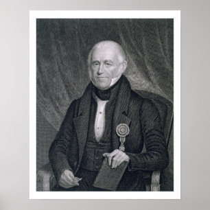 Affiche Morgan Lewis, gravé par brun Durand (1796 de
