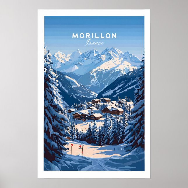 Affiche Morillon Ski Print 1 (Devant)