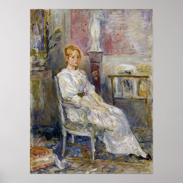 Affiche Morisot - Alice Gamby Dans Le Salon 1890 (Devant)