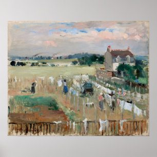 Affiche Morisot - Blanchisserie 1875