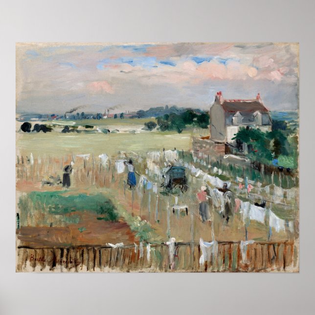 Affiche Morisot - Blanchisserie 1875 (Devant)