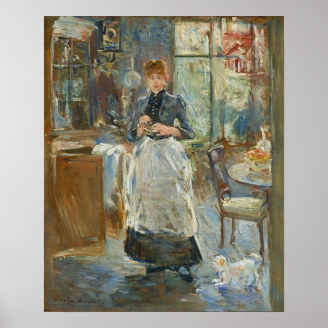 Affiche Morisot - Dans La Salle À Manger 1886 (Devant)