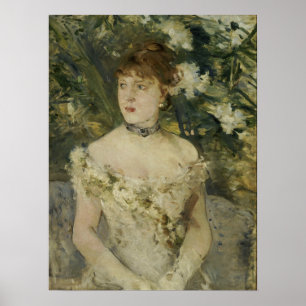 Affiche Morisot - Jeune Femme Habillée Pour Le Bal 1879