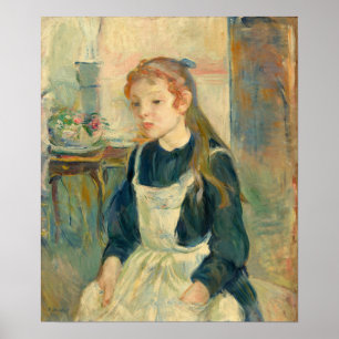 Affiche Morisot - Jeune Fille Avec Un Tablier