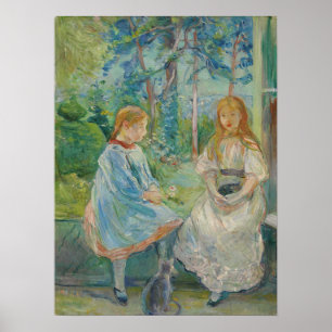 Affiche Morisot - Jeunes Filles Devant La Fenêtre 1892