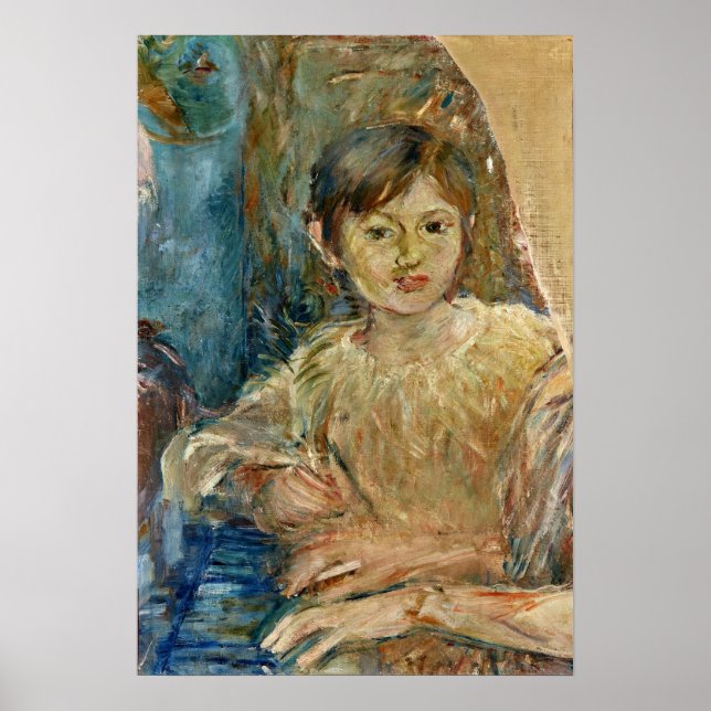 Affiche Morisot - Julie Manet Écoute 1888 (Devant)