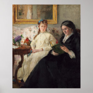 Affiche Morisot - Mère Et Soeur De L'Artiste 1870