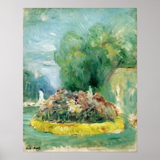 Affiche Morisot - Parc de Fontainebleau 1893 (Devant)