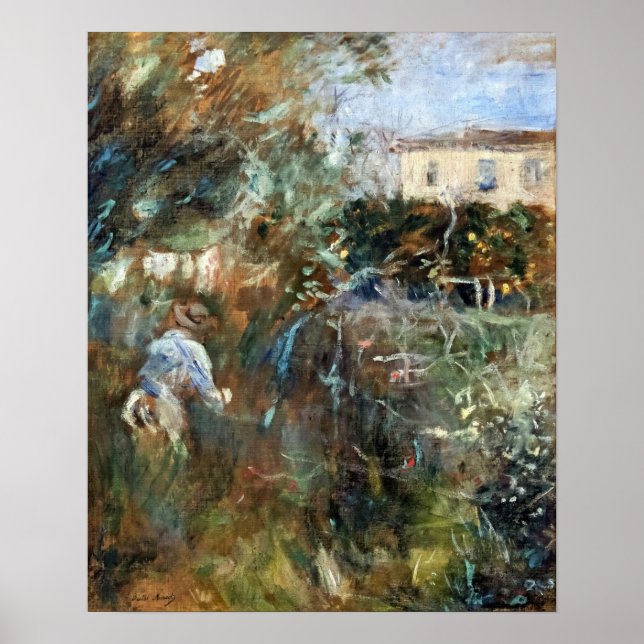 Affiche Morisot - Woman In The Garden 1882 (Devant)