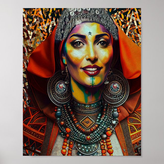 Affiche Moroccan Amazigh Beauty v1 (Devant)
