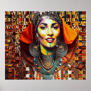 Affiche Moroccan Amazigh Beauty V3