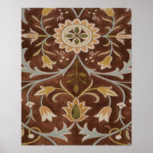 Affiche Morris Little Flower Art Nouveau Détail