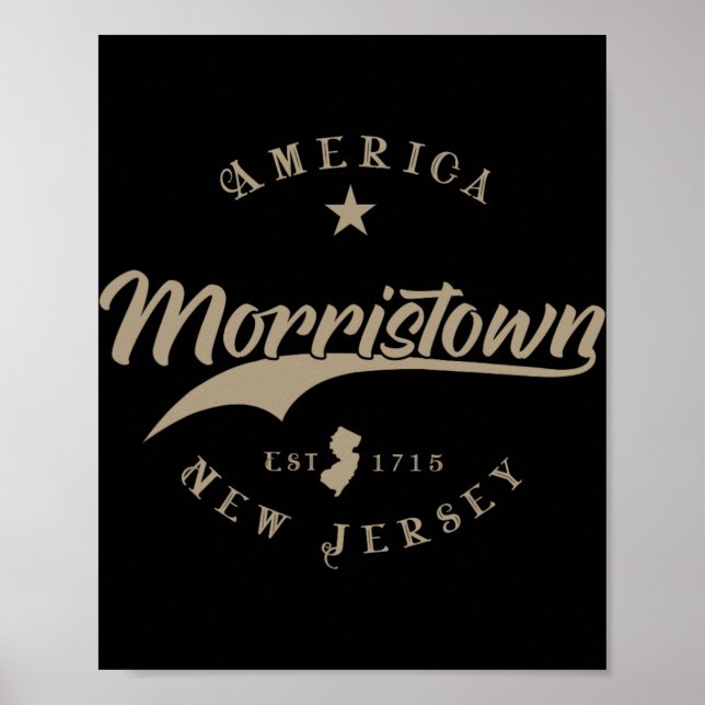 Affiche Morristown New Jersey  (Devant)