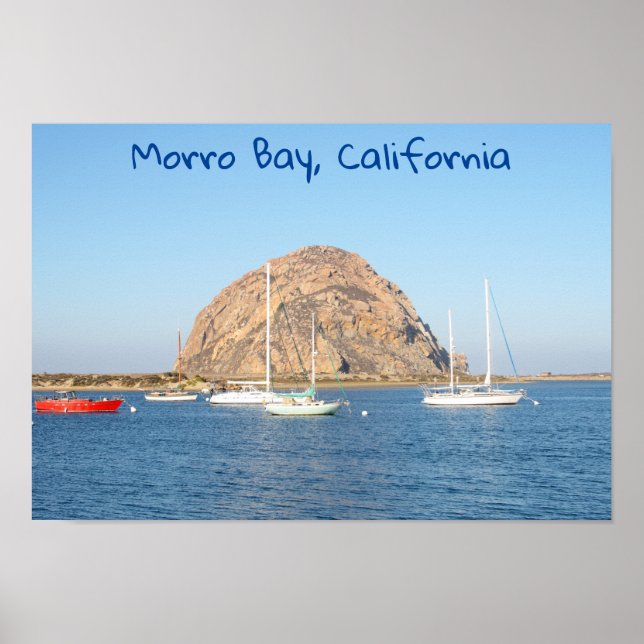 Affiche Morro Rock, Californie (Devant)