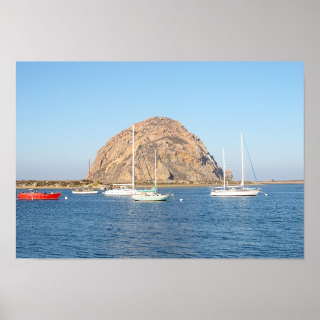 Affiche Morro Rock, Californie (Devant)