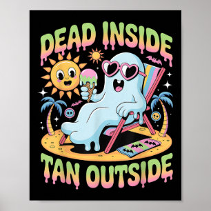 Affiche Mort À L'Intérieur De Tan À L'Extérieur Du Fantôme