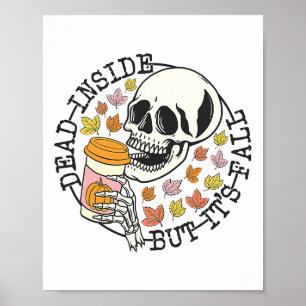Affiche Mort À L'Intérieur Mais Son Halloween D'Automne