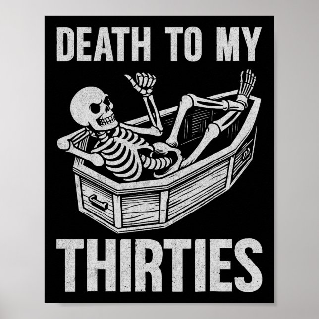Affiche Mort à mes 30 ans (Devant)