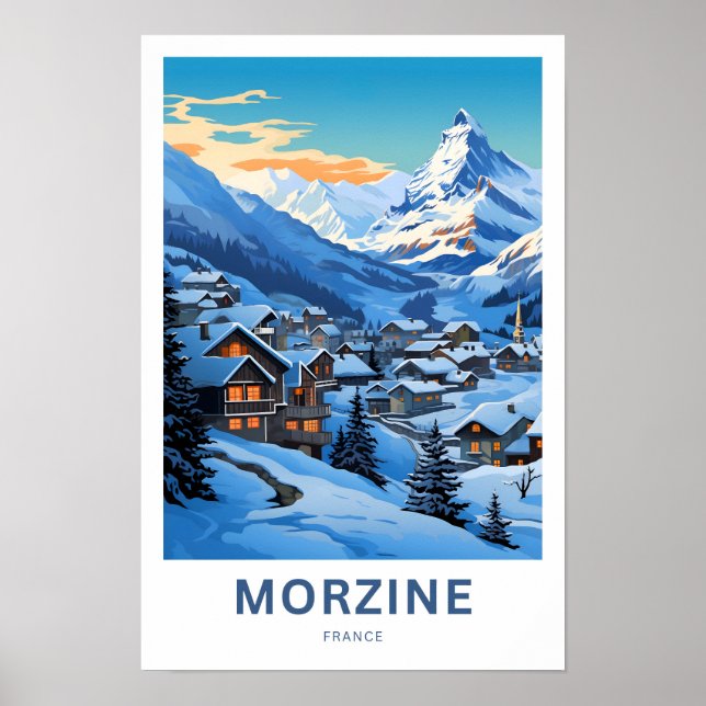 Affiche Morzine France Imprimer (Devant)