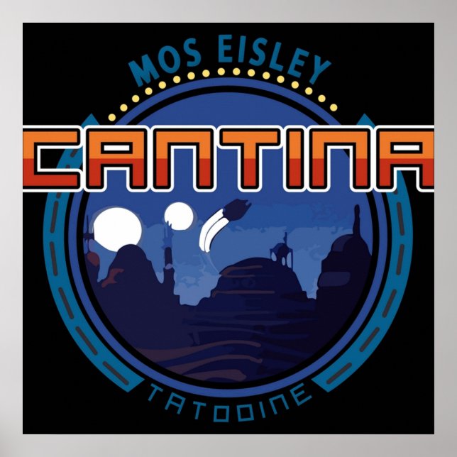 Affiche Mos Eisley Cantina Tatooine (Devant)