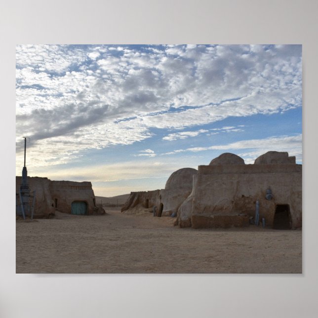 Affiche Mos Espa sur la planète Tatooine (Devant)