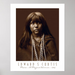 Affiche Mosa - Une Amérindienne Mojave Femme - 1903