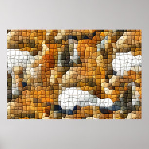 AFFICHE MOSAIC FOX