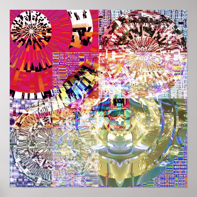 Affiche Mosaic Mandala 1.9 (Devant)