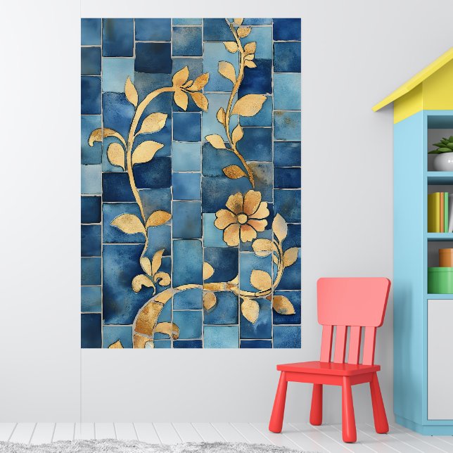 Affiche Mosaic reminiscent of traditional Moroccan styles, (Pépinière 1)