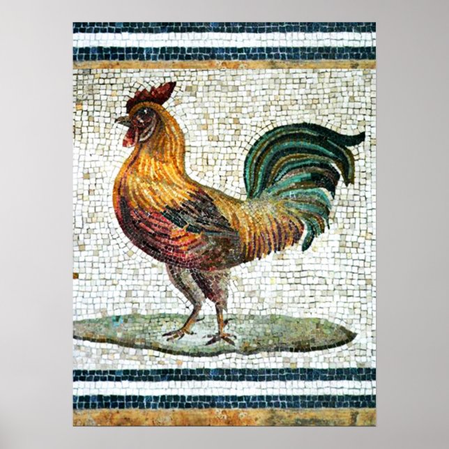 Affiche MOSAICS DE ROMAN Antique (Devant)