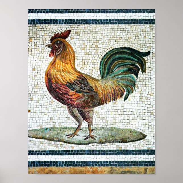 Affiche MOSAICS DE ROMAN Antique (Devant)