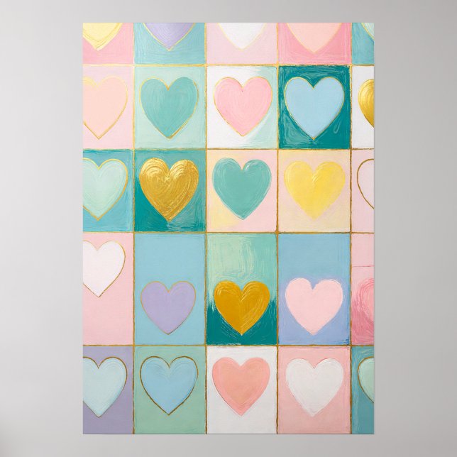 Affiche Mosaïque d'affection (Devant)