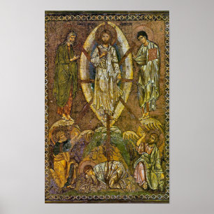 Affiche Mosaïque de la Transfiguration Icône orthodoxe Imp