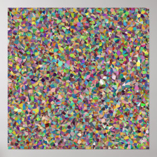 Affiche Mosaïque géométrique