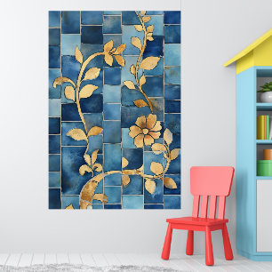 Affiche Mosaïque rappelant les styles traditionnels maroca