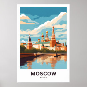 Affiche Moscou Russie Imprimer