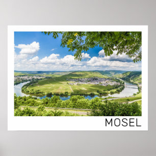 Affiche Moselle Loop Trittenheim Panorama Allemagne Souven