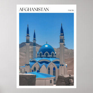 Affiche Mosquée bleue à Paktia