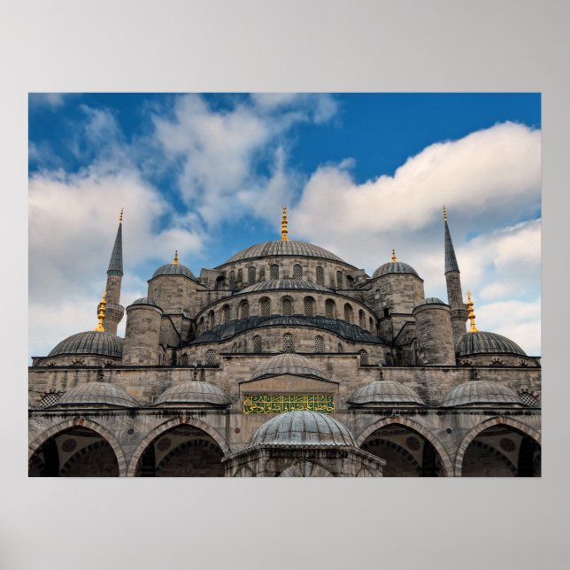 Affiche Mosquée bleue Istanbul (Devant)