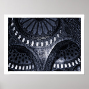 Affiche Mosquée bleue, Istanbul/Turquie