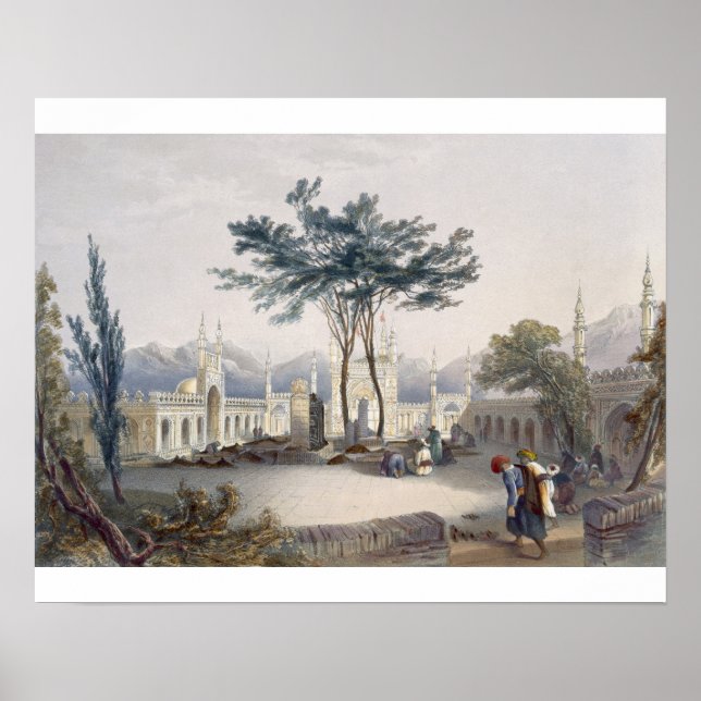 Affiche Mosquée de Goolaum Hoossein Huzrut-Jee, le Grand P (Devant)