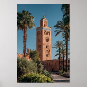 Affiche Mosquée de Koutoubia Marrakech - Architectura maro