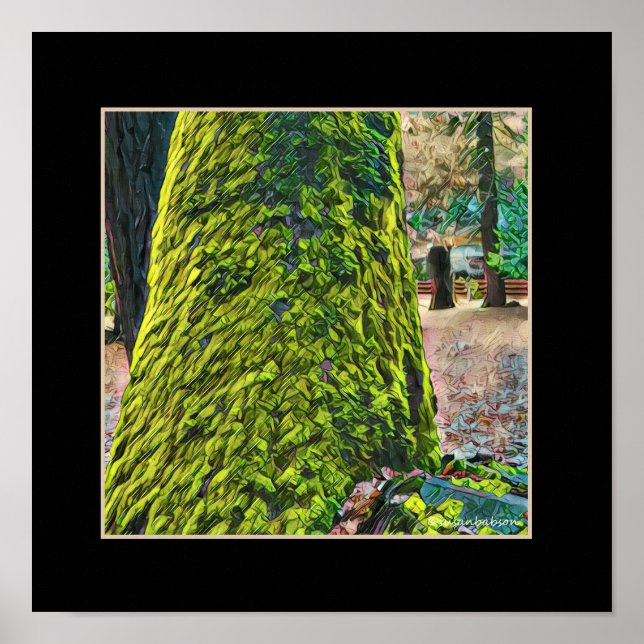 Affiche Moss arbre (Devant)